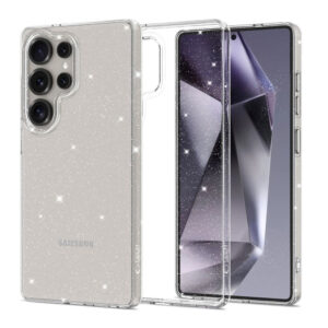 Samsung Galaxy S25 Ultra Tech -Protect Flexair Flexible Plastic Couvre en plastique – transparent / lueur Samsung Galaxy S25 Ultra Tech Protect Flexair Flexible Plastic Cover – Transparent / Glimmer