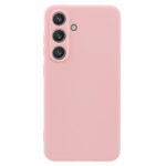 Samsung Galaxy S25 + (plus) Couvercle en plastique flexible doublé – Rose Samsung Galaxy S25 + (plus) Couverture en plastique flexible doublé – rose