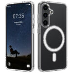 Samsung Galaxy S25 + (plus) Couverture en plastique flexible – Magsafe compatible – transparent Aderwod Samsung Galaxy S25 + (plus) Couverture en plastique flexible – Magsafe compatible – transparent transparent