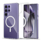 Samsung Galaxy S25 Ultra Tech -Protect Flexair Hybrid Cover – Magsafe compatible – transparent Samsung Galaxy S25 Ultra Tech -Protect Flexair Hybrid Couverture – Magsafe compatible – transparent transparent