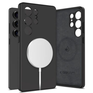 Samsung Galaxy S25 Ultra Tech -Protect Silicone Cover – Magsafe Compatible – Black Samsung Galaxy S25 Ultra Tech -Protect Silicone Cover – Magsafe Compatible – Black