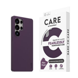 Soins par Panzerglass Samsung Galaxy S25 Ultra Fashion Feardely Fashionable Case – Qi Compatible – Plum Purplecare par Panzerglass Samsung Galaxy S25 Ultra Fashion Feardendly Fashionable – Qi compatible – Plum Purple