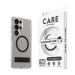 Care by Panzerglass Samsung Galaxy S25 Ultra Feature Kickstand Case – Qi Compatible – transparent / noir de la Panzerglass Samsung Galaxy S25 Ultra Feature Kickstand Case – QI Compatible – transparent / noir