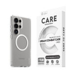 Soins par Panzerglass Samsung Galaxy S25 Ultra Flagship Urban Combat Case – Qi compatible – transparent / whitecare par Panzerglass Samsung Galaxy S25 Ultra Flagship Urban Combat Case – Qi compatible – transparent / blanc