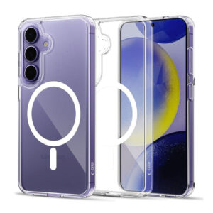 Samsung Galaxy S25 + (plus) Tech-Protect Flexair Hybrid Cover – Magsafe compatible – transparent Samsung Galaxy S25 + (plus) Tech -Protect Flexair Hybrid Cover – Magsafe compatible – transparent