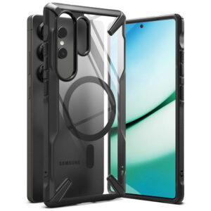 Samsung Galaxy S25 Ultra Ringke Fusion x Cover – Magsafe Compatible – transparent / noir Samsung Galaxy S25 Ultra Ringke Fusion X Cover – Magsafe compatible – transparent / noir