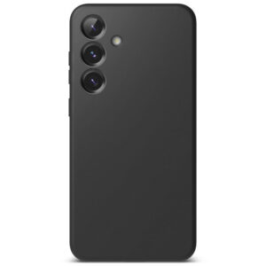 Ringke Samsung Galaxy S25 + (plus) Couverture magnétique magnétique en silicone – tri Samsung Galaxy S25 + (plus) Couverture magnétique magnétique en silicone – noir