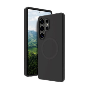 Dbramante1928 Groenland Pro Qi2 Couverture arrière – Galaxy S25 Ultra – Sortdbramante1928 Groenland Pro Qi2 Couverture arrière – Galaxy S25 Ultra – noir