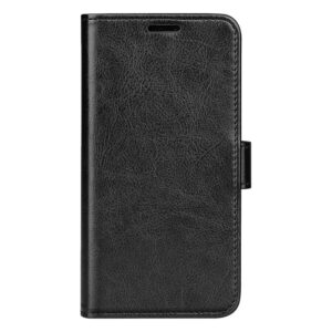 Samsung Galaxy S25 + (plus) Couverture de feuillette en cuir artificiel avec support de carte et fonction du support – Sortidwood Samsung Galaxy S25 + (plus) Couverture de feuillette en cuir artificiel avec support de carte et fonction du suppor