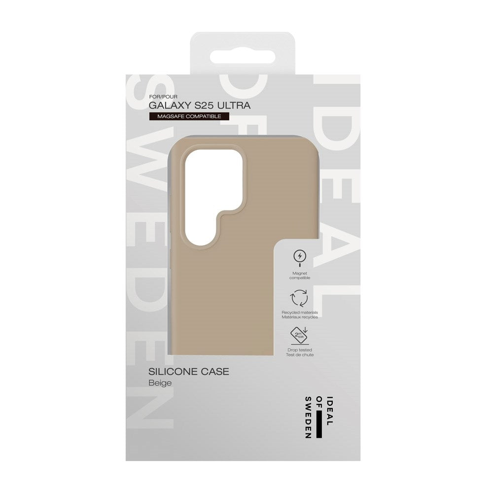 Idéal de Suède Samsung Galaxy S25 Ultra Silicone Cover – Magsafe Compatible – Beigeideal of Suède Samsung Galaxy S25 Ultra Silicone Cover – Magsafe Compatible – Beige 5