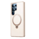 Torras Samsung Galaxy S25 Ultra Ostand Spin Hybrid Cover avec Kickstand – Gol