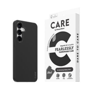 Care by Panzerglass Samsung Galaxy S25 + (plus) Fashion Fearlossy Fashionable Case – Qi Compatible – Blackcare par Panzerglass Samsung Galaxy S25 + (plus) Fashion Fearlsly Fashion Case – Qi compatible – noir