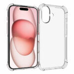 iPhone 16 Couverture en plastique flexible avec coins puissants – transparent Aderwod iPhone 16 Couverture en plastique flexible avec coins puissants – transparent