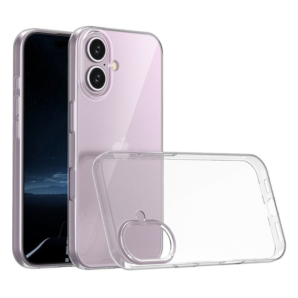 iPhone 16 Couvercle en plastique flexible – transparent Adood iPhone 16 Couverture en plastique flexible – transparent 2