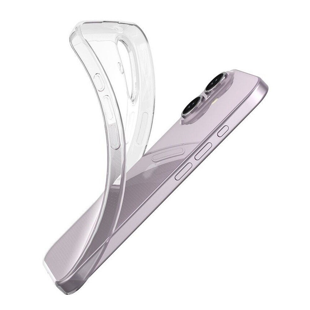 iPhone 16 Couvercle en plastique flexible – transparent Adood iPhone 16 Couverture en plastique flexible – transparent 4