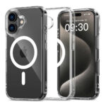 iPhone 16 Tech -Protect Flexair Hybrid Cover – Magsafe Compatible – Transparentiphone 16 Tech-Protect Flexair Hybrid Cover – Magsafe Compatible – Transparent