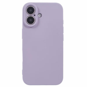 iPhone 16 Mat Couvercle en plastique flexible – Lillaeiderwood iPhone 16 Mat Couverture en plastique flexible – Purple
