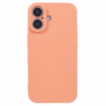 iPhone 16 MAT COUVERTURE PLASTIQUE FLEXIBLE – Orangeeiderwood iPhone 16 Mat Couverture en plastique flexible – Orange