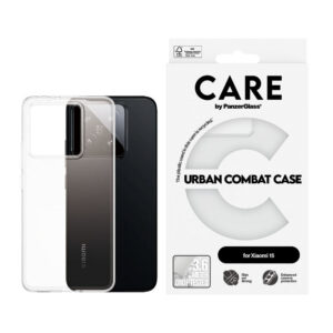 Care By Panzerglass Xiaomi 15 Cas de combat urbain phare – transparentcare par Panzerglass Xiaomi 15 Cas de combat urbain phare – transparent