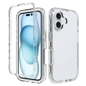 iPhone 16 2-in-1 Shock Absorbant le couvercle de couverture en plastique ADEDERWOD iPhone 16 2-in-1 Absorbant de l'amortisseur