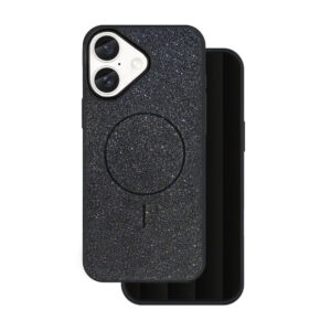 iPhone 16 COUVERTURE mince des paillettes – Magsafe Compatible – Trimithip 16 paillettes minces – Magsafe compatible – noir