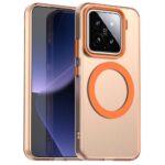 Xiaomi 15 Couvercle en plastique hybride – Magsafe Compatible – Transparent / Orangeeiderwood Xiaomi 15 Couverture en plastique hybride – Magsafe Compatible – Transparent / Orange