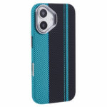 Pattern Carbon Cover – iPhone 16 – Magsafe Compatible – Blue / Blackiderwood Pattern Carbon Cover – iPhone 16 – Magsafe Compatible – Blue / Black