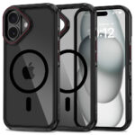 iPhone 16 Tech – Couvercle maghybride Protect – Magsafe Compatible – Black / Rediphone 16 Tech -Protect Maghybrid Cover – Magsafe compatible – noir / rouge