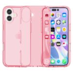 Couverture hybride iPhone 16 – Couverture hybride transparent PinkDiderwood iPhone 16 – Rose transparent