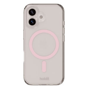 Holdit iPhone 16 Magsafe Case – Transparent / Pinkholdit iPhone 16 Magsafe Case – transparent / rose