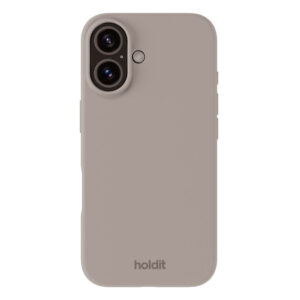 Holdit iPhone 16 Soft Touch Silicone Case – taupholdit iPhone 16 Soft Touch Silicone Case – Taupe