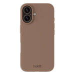 Holdit iPhone 16 Soft Touch Silicone Case – Mocha Brownholdit iPhone 16 Soft Touch Silicone Case – Mocha Brown