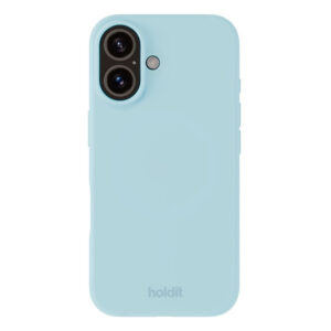 Holdit iPhone 16 Soft Touch Silicone Case – Mineral Blueholdit iPhone 16 Soft Touch Silicone Case – Bleu minéral