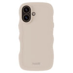 Holdit iPhone 16 Wavy Case – BEIGEHOLDIT iPhone 16 Wavy Case – Beige