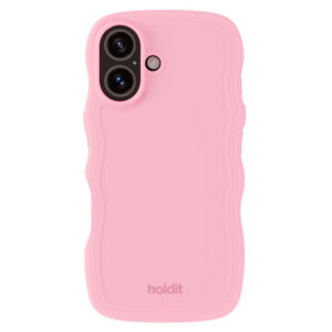 Holdit iPhone 16 Wavy Case – Pinkholdit iPhone 16 Wavy Case – Pink