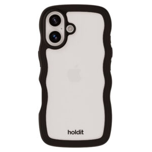 Holdit iPhone 16 Wavy Case – Black / TransparentHoldit iPhone 16 Wavy Case – noir / transparent Holdit iPhone 16 Wavy Case – Black / TransparentHoldit iPhone 16 Wavy Case – noir / transparent