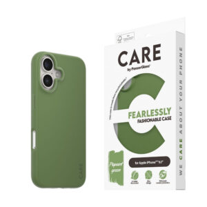 Care par Panzerglass iPhone 16 Fashion Fashion Fearlsly Fashionable Case – Picant Greencare par Panzerglass iPhone 16 Fashion Fashionly Fashionable Case – Piquant Green