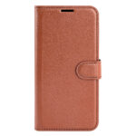 Xiaomi 15 Couvercle de rabat en cuir artificiel avec support de carte et fonction debout – Bruneiderwood Xiaomi 15 Couvercle de revers en cuir artificiel avec support de carte et fonction du support – Brown