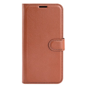 Xiaomi 15 Couvercle de rabat en cuir artificiel avec support de carte et fonction debout – Bruneiderwood Xiaomi 15 Couvercle de revers en cuir artificiel avec support de carte et fonction du support – Brown