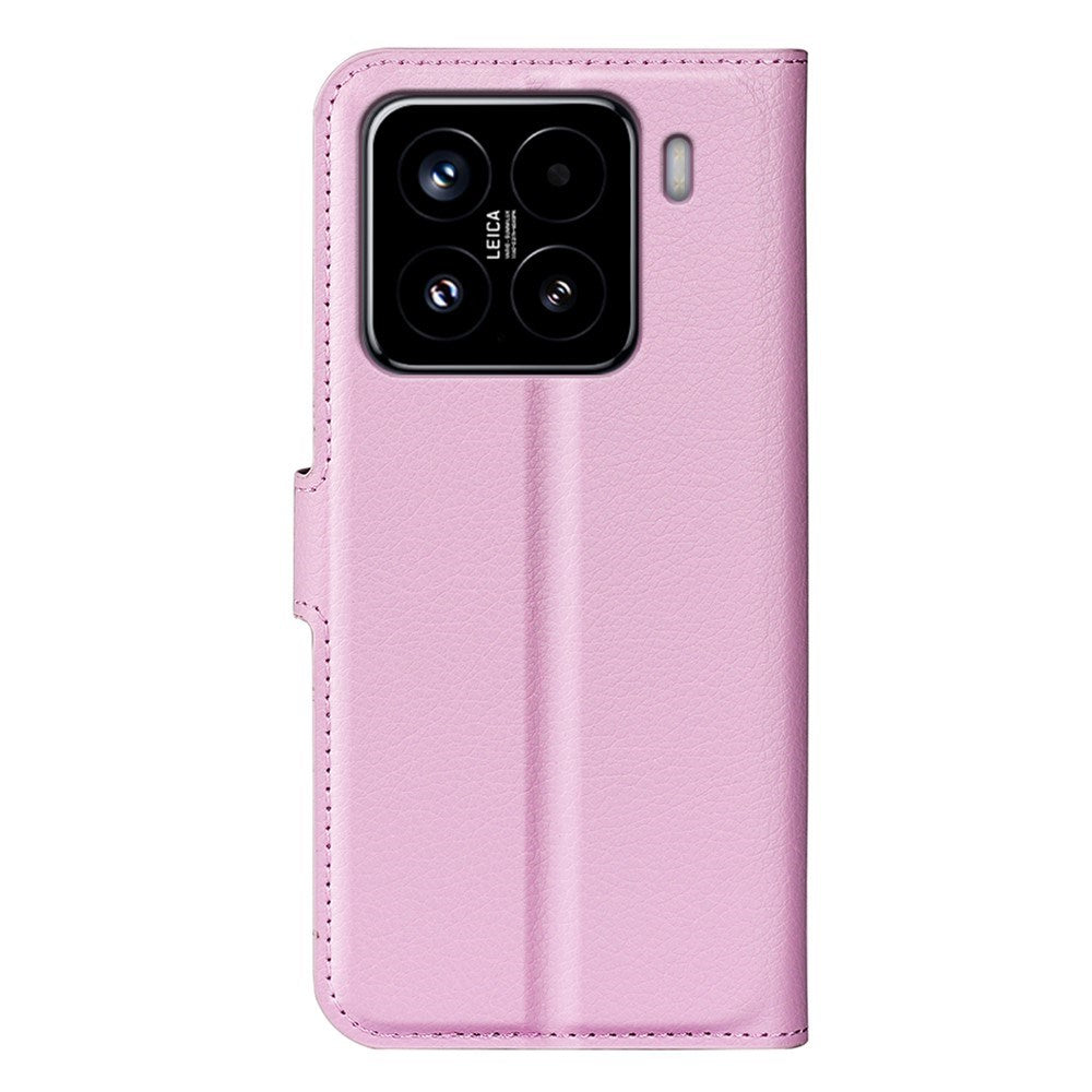 Xiaomi 15 Couvercle de rabat en cuir artificiel avec support de carte et fonction du support – PinkDiderwood Xiaomi 15 Couvercle de revers en cuir artificiel avec porte-carte et fonction du stand – Pink 2