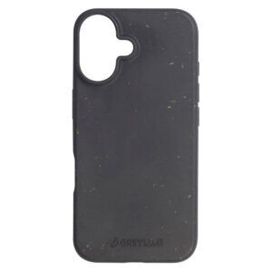 iPhone 16 Greylim 100% Biod Brown Cover – noir – Achetez une couverture et plantez un woophone 16 Greylime 100% biod Brown Cover – Black – Achetez une couverture et plantez un bois