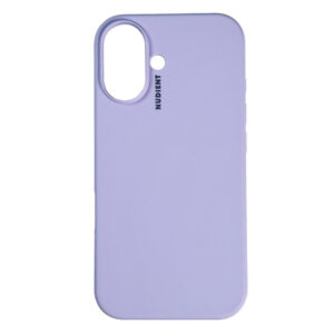 Nudient Base Silicone iPhone 16 COUVERTURE – COUVERTURE DE SILICONE IPHONE 16 SIPLENUDIENT SIPLENUDIENT – Soft Purple