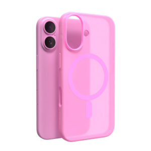Puro Daylight Gradient Magsafe Silicone Cover – iPhone 16 – transparent / rose Puro Daylight Gradient Magsafe Silicone Cover – iPhone 16 – transparent / rose