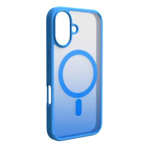 Puro Gradient Magsafe Cover – iPhone 16 – Couverture de Magsafe Gradient Transparent / Blue Puro – iPhone 16 – Transparent / Bleu Puro Gradient Magsafe Cover – iPhone 16 – Couverture de Magsafe Gradient Transparent / Blue Puro – iPhone 16 – Transparent / Bleu