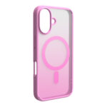 Puro Gradient Magsafe Cover – iPhone 16 – Couverture de Magsafe Gradient Puro transparent / rose – iPhone 16 – transparent / rose