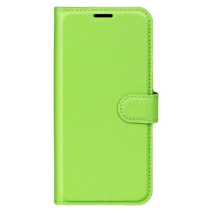 Xiaomi 15 Couvercle de rabat en cuir artificiel avec porte-carte et fonction du support – Breedingwood Xiaomi 15 Couvercle de revers en cuir artificiel avec porte-carte et fonction du stand – vert