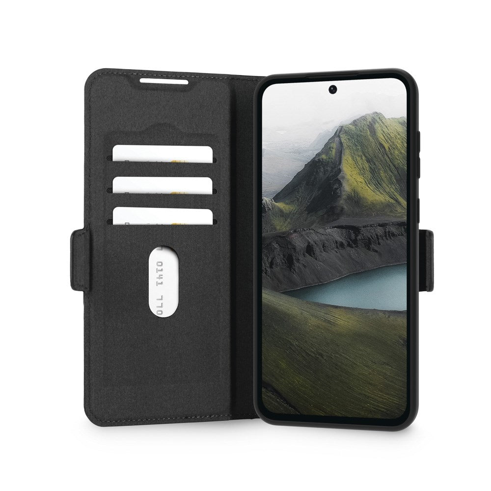Xiaomi 15 Dbramante1928 Oslo Pro Slim Recycled Plastic Flip Cover avec porte-carte – Sortxiaomi 15 Dbramante1928 Oslo Pro Slim Recycled Plastic Flip Cover avec porte-carte – noir 3