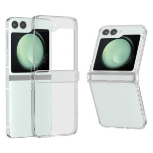 Samsung Galaxy Z Flip6 Couvercle en plastique dur – transparent Aiderwood Samsung Galaxy Z Flip6 Couverture en plastique dur – transparent
