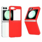 Samsung Galaxy Z Flip6 Rubber Good Hard Plastics Cover – Redeiderwood Samsung Galaxy Z Flip6 Couvre en plastique dur caoutchoute – Rouge