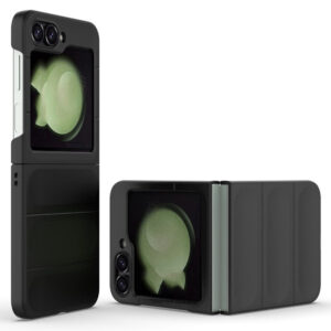 Samsung Galaxy Z Flip6 Couvercle en plastique flexible – Trieidwood Samsung Galaxy Z Flip6 Couvercle en plastique flexible – noir